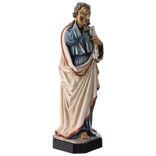 Heiliger Petrus – handbemalte Statue aus Resin, 30 cm 4
