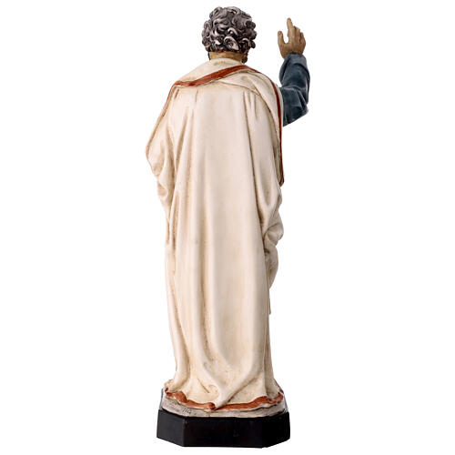 St Peter statue in painted resin, 30 cm 5