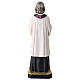 Painted resin statue of John Vianney, Curé d'Ars, 10 in s4