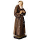 Święty Leopold Mandica figurka 20 cm, kolorowa żywica s3