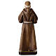 Święty Leopold Mandica figurka 20 cm, kolorowa żywica s4