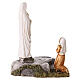 Erscheinung der Gottesmutter vor der heiligen Bernadette – farbig gefasste Statue aus Resin, 10 cm s4