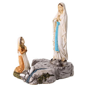 Objawienie Bernadecie Matki Bożej z Lourdes, 10 cm, kolorowa żywica