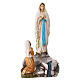 Aparição Bernadette Nossa Senhora de Lourdes 10 cm resina colorida s3