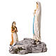 Apparition Bernadette Our Lady of Lourdes 10 cm colored resin s2
