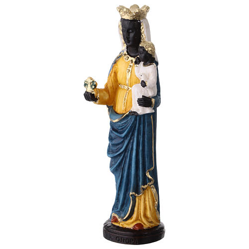 Our Lady of Oropa Statue in painted resin, 15 cm 2