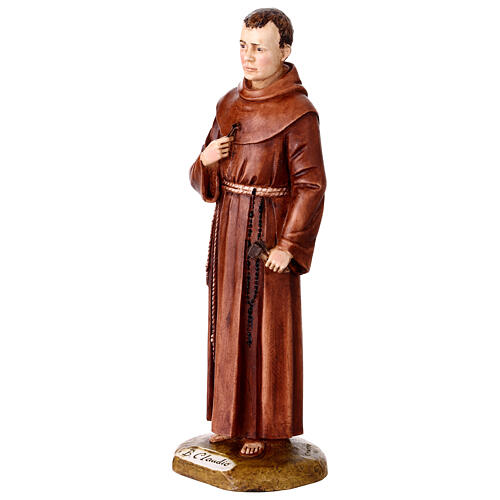 Blessed Claudio Granzotto statue in painted resin, 20 cm 2