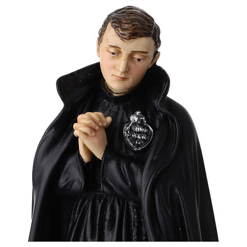 Statue Saint Gabriel résine colorée 20 cm 2