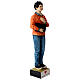 Estatua Carlo Acutis resina colorida 30 cm s5