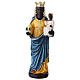 Estátua Virgen de Oropa 28 cm resina coloreada s1