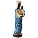 Estátua Virgen de Oropa 28 cm resina coloreada s3