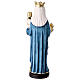 Statua Madonna di Oropa 28 cm resina colorata s4