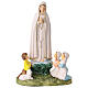 Unsere Liebe Frau von Fatima mit Hirtenkindern – farbig gefasste Statue aus PVC, 16 cm s1