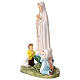 Our Lady of Fatima Statue with Shepherds Colored PVC 16 cm s2