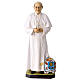 Estatua Papa Francisco resina pintada 30 cm s1