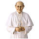 Estatua Papa Francisco resina pintada 30 cm s2