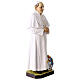 Estatua Papa Francisco resina pintada 30 cm s5