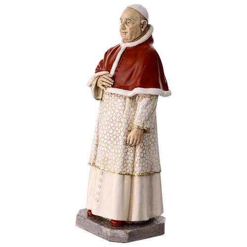 Estátua Papa João XXIII em resina pintada 30 cm 3