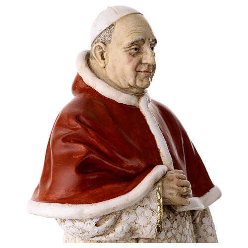 Estátua Papa João XXIII em resina pintada 30 cm 6