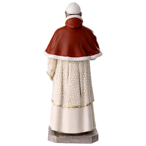 Estátua Papa João XXIII em resina pintada 30 cm 7