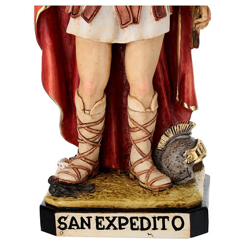 Heiliger Expedito – farbig gefasste Statue aus Resin, 30 cm 4