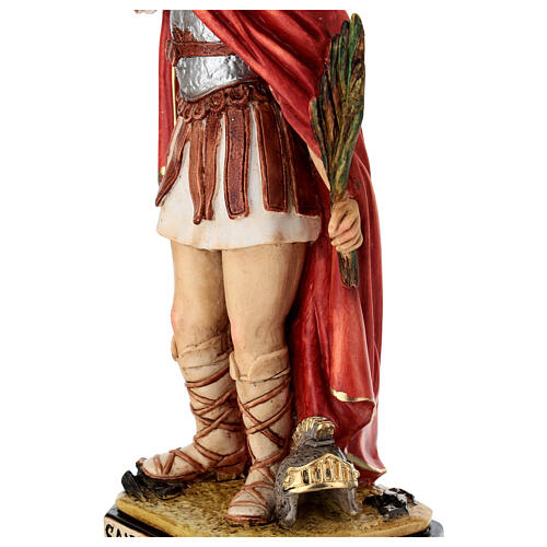Estatua San Expedito 30 cm resina colorida 7