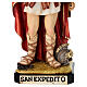 Estatua San Expedito 30 cm resina colorida s4