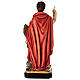 Statua San Expedito 30 cm resina colorata s9