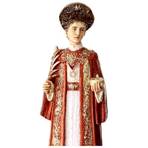 Estatua Santos Médicos 30 cm resina colorida 4