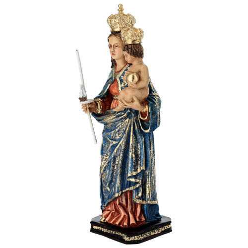 Painted Resin Statue of Our Lady of Bonaria 35 cm 3
