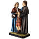Don Bosco mit Mamma Margherita – handbemalte Statue aus Resin, 28 cm s3