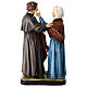 Estátua Mamma Margherita y Don Bosco resina pintada 28 cm s7