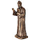 Statue Saint Charbel en résine patinée bronze 40 cm s3