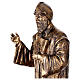 Statua San Charbel resina bronzata 40 cm s4