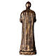 Statua San Charbel resina bronzata 40 cm s7