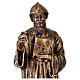 St. Charbel Statue in Bronzed Resin, 40 cm s2