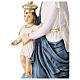Statua N.S. della Vittoria 40 cm resina colorata s4