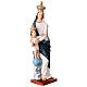 Statua N.S. della Vittoria 40 cm resina colorata s10