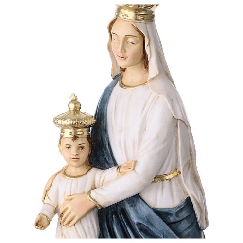 Statue Our Lady of Victory 40 cm colored resin 2