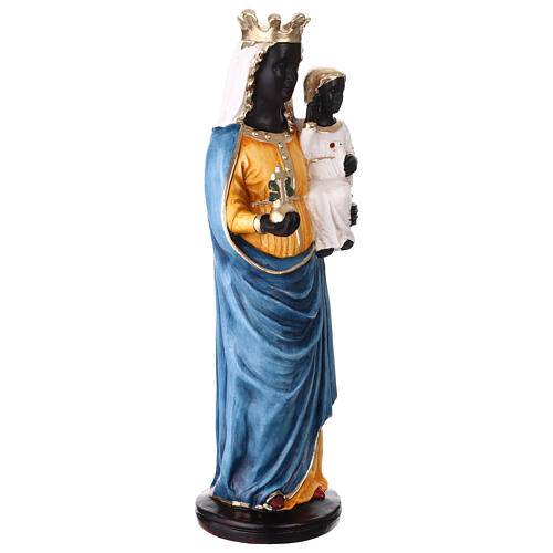 Unsere Liebe Frau von Oropa – handbemalte Statue aus Resin, 40 cm 5