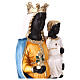 Painted resin statue of Our Lady of Oropa, 17 in s6