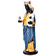 Statua resina Madonna D'Oropa dipinta 40 cm s3