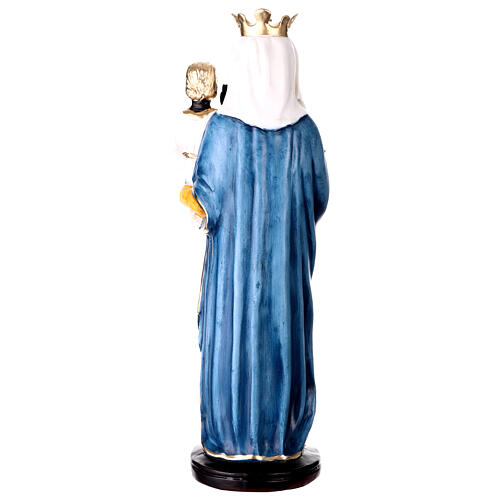 Estátua resina Nossa Senhora de Oropa pintada 40 cm 7