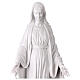 Our Lady of the Miraculous Medal, white resin statue, 20 in s3