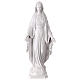 Estatua Virgen Milagrosa resina blanca 50 cm s1