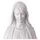 Estatua Virgen Milagrosa resina blanca 50 cm s2