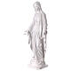 Estatua Virgen Milagrosa resina blanca 50 cm s4