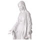 Estatua Virgen Milagrosa resina blanca 50 cm s5