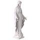 Estatua Virgen Milagrosa resina blanca 50 cm s6