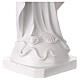 Estatua Virgen Milagrosa resina blanca 50 cm s8